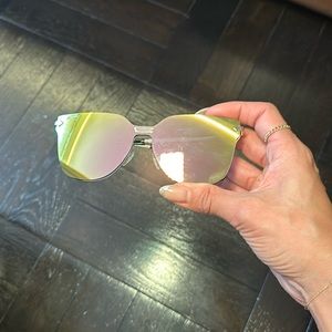 Pink Mirror Cat Eye Sunglasses